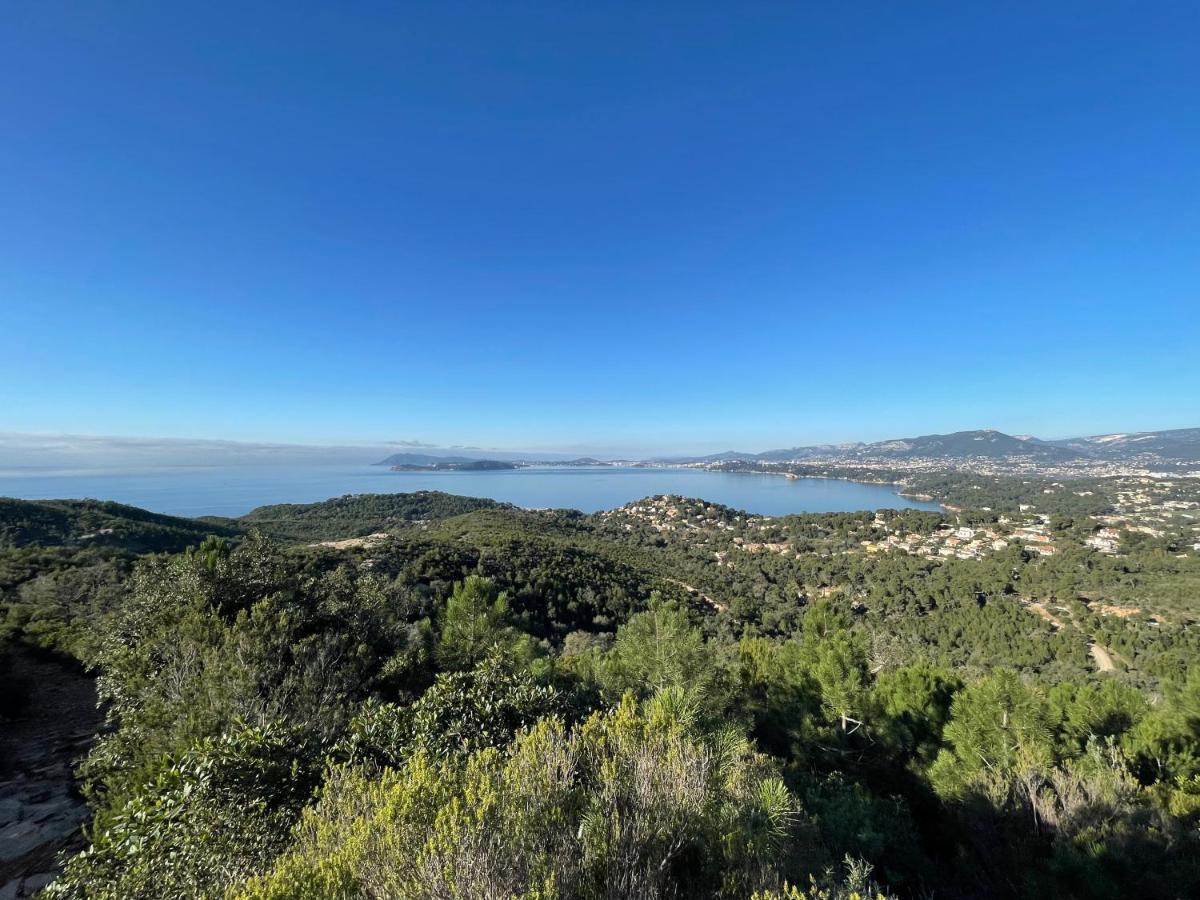 Agréable studio vue mer refait à neuf&climatisé Le Pradet Exterior foto